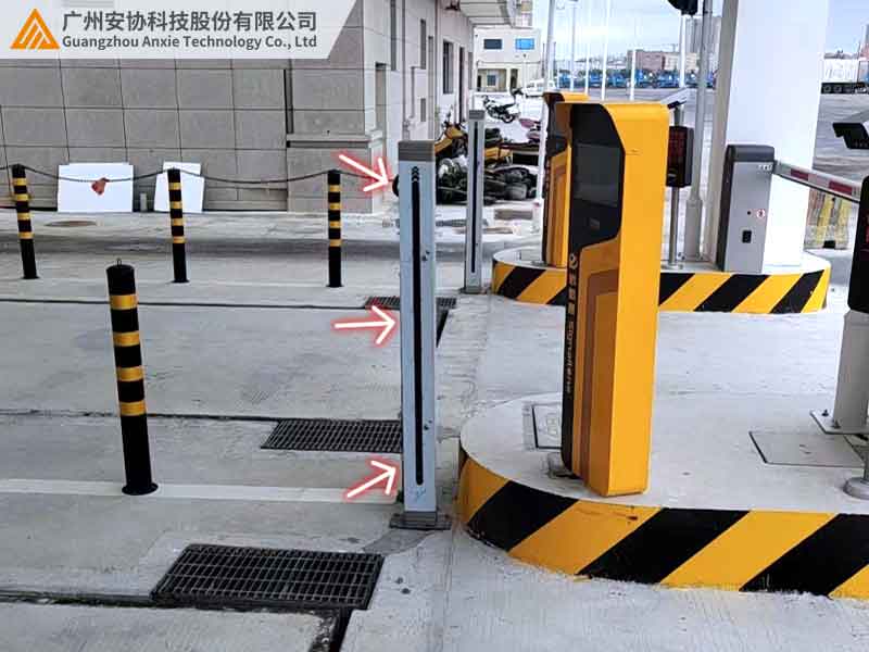 地磅單邊光幕抗陽光解決方案